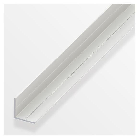 Cornière égale PVC blanc 23.5mmx1m