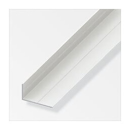 Cornière inégale PVC blanc 15.5x27.5mmx1m