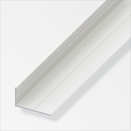 Cornière inégale PVC blanc 15.5x27.5mmx2.5m