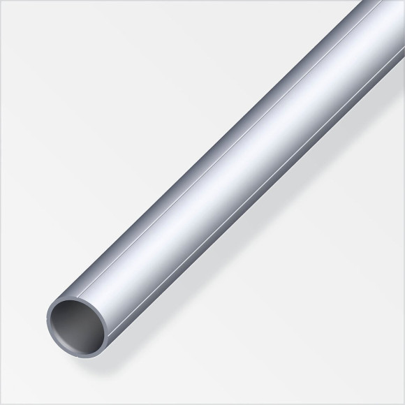 Tube rond 15.5mm pour M12 aluminium brut 1m