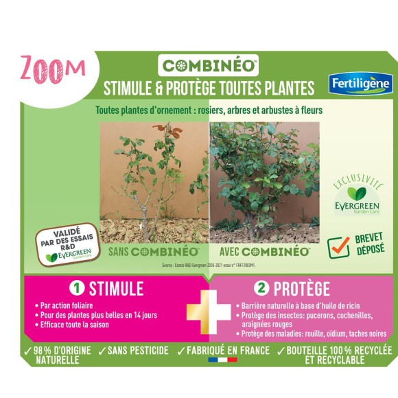 FERTILIGENE Combinéo Stimule et Protège Toutes Plantes 800 ml