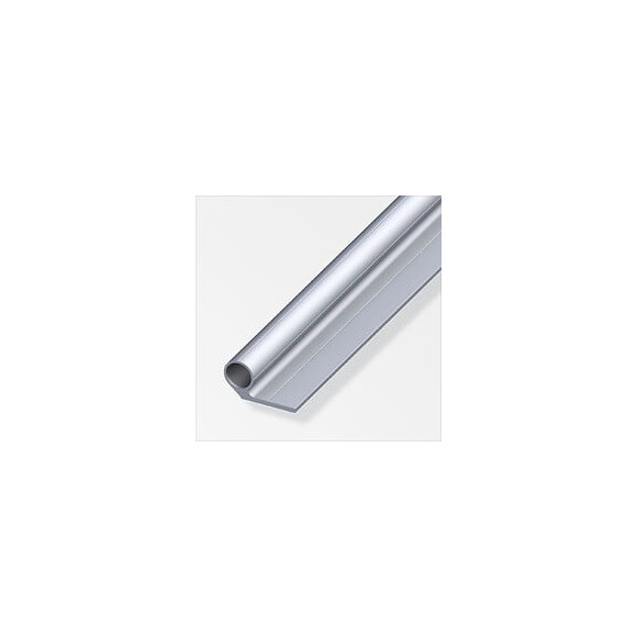 Charnière courte pour M8 aluminium brut 1m