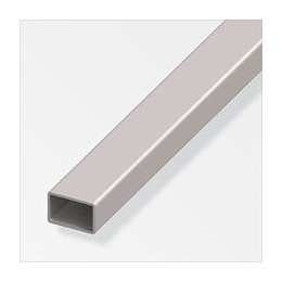 Tube rectangulaire profilé à  froid 35x20mm acier gris 1m