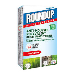 ROUNDUP Anti-mousses Concentré Gazon et Troncs d'Arbres 500 ml