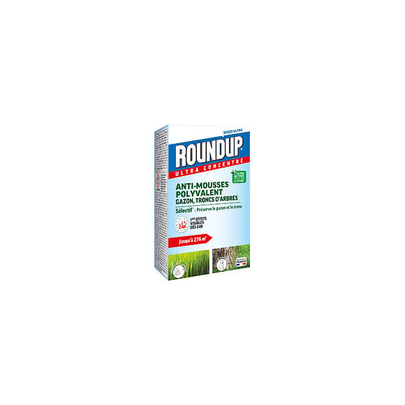 ROUNDUP Anti-mousses Concentré Gazon et Troncs d'Arbres 500 ml