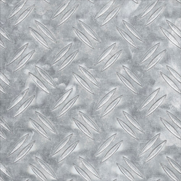 Tôle grain de riz 1.5mm aluminium brut 12x100cm