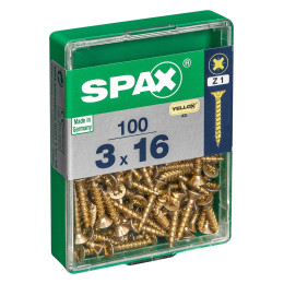 SPAX TF PZ 3x16 A2L 100 PC