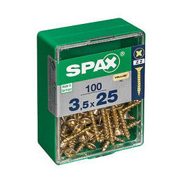 SPAX TF PZ 3.5x25 YELLOX 100 PC