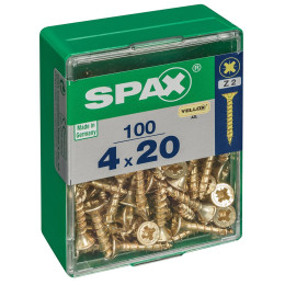 SPAX TF PZ 4x20 YELLOX 100 PC