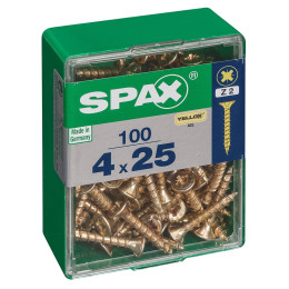 SPAX TF PZ 4x25 YELLOX 100 PC