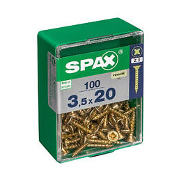 SPAX TF PZ 3.5x20 YELLOX 100 PC