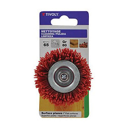 Brosse coupe fil nylon rouge D65mm