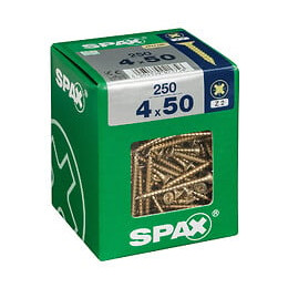 SPAX TF PZ 4x50 YELLOX 250 PC