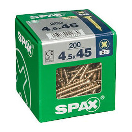 SPAX TF PZ 4.5x45 YELLOX 200 PC