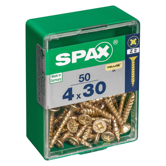 SPAX TF PZ 4x30 YELLOX 50 PC