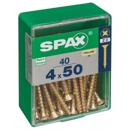 SPAX TF PZ 4x50 YELLOX 40 PC