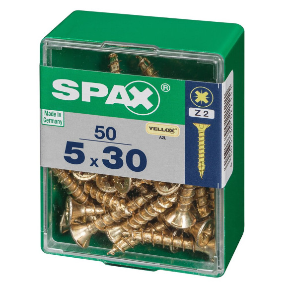 SPAX TF PZ 5x30 YELLOX 50 PC