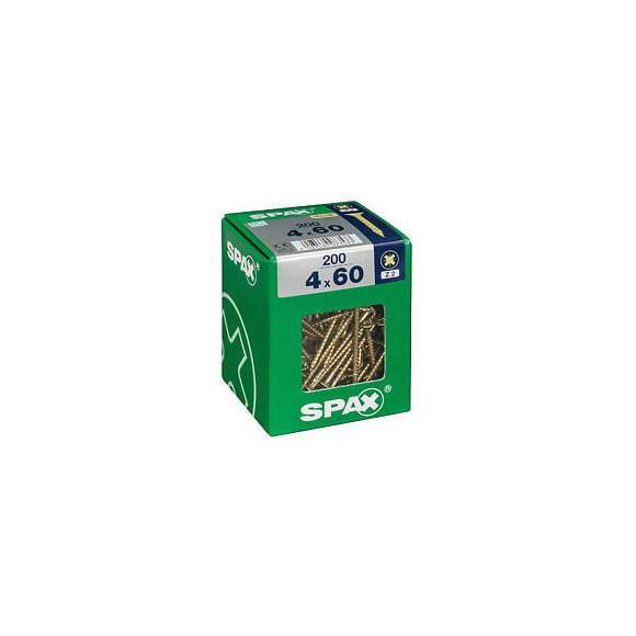 SPAX TF PZ 4x60 YELLOX 200 PC