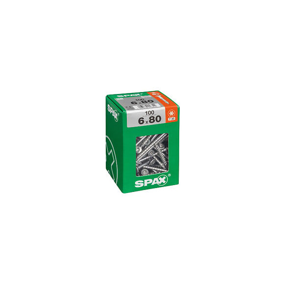 SPAX TF TX 6x80 WIROX 100 PC