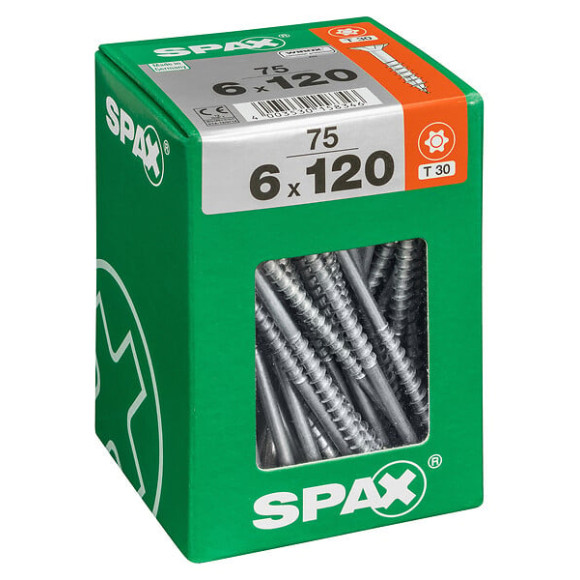 SPAX TF TX 6x120 WIROX 75 PC