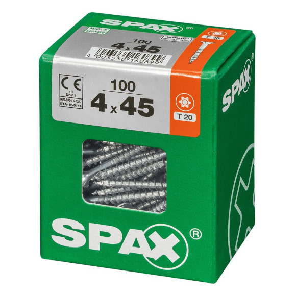 SPAX TF TX 4x45 WIROX 100 PC