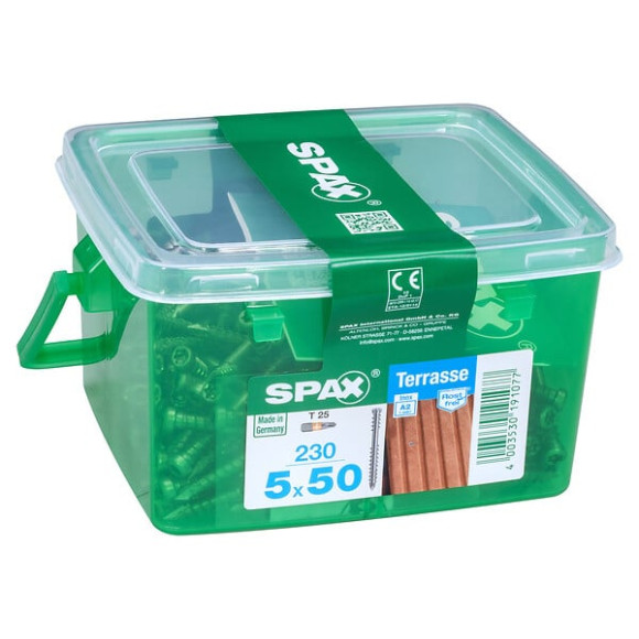 SPAX TERRASSE T. CYL. 5x50 TX 230 PC