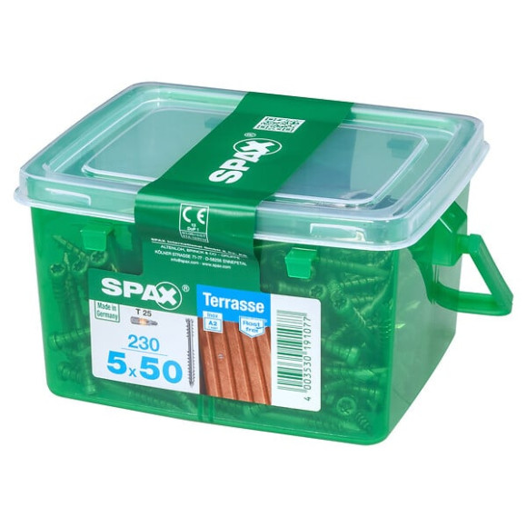 SPAX TERRASSE T. CYL. 5x50 TX 230 PC