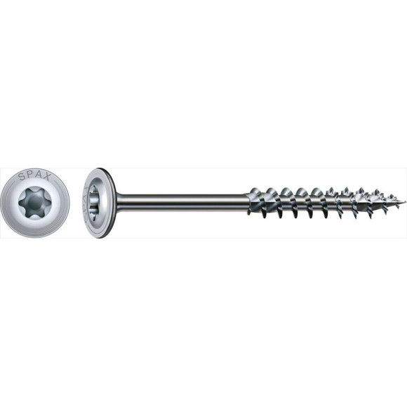 Lot De 24 Vis Acier Tête Fraisée Bombée Torx Spax Diam.6 Mm X L.120 Mm