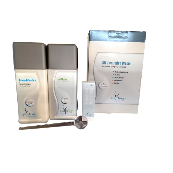 kit complet de produits pour le traitement au brome - kit brome spa