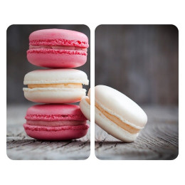 2 Plaques de protection Macaron