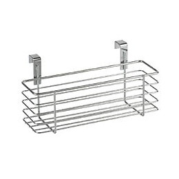 Panier à  suspendre chromé étroit