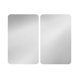 Plaques de protection en verre universelle Argent 2 pièces