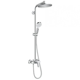 Hansgrohe Set de douche Showerpipe Crometta S 240 1jet mitigeur mécanique (27269000)