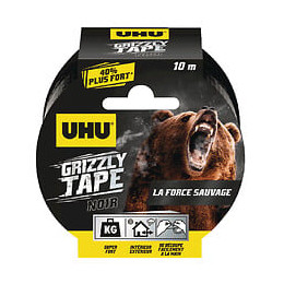 UHU ADHESIF GRIZZLY NOIR 5MMx10M