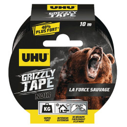 UHU ADHESIF GRIZZLY NOIR 5MMx10M