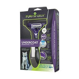 Furminator brosse chat moyen ou grand poils courts