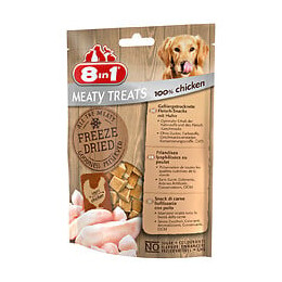 8in1 freeze dried poulet 50g pour chien