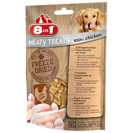 8in1 freeze dried poulet 50g pour chien