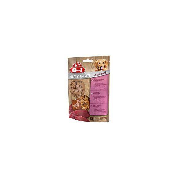 8in1 freeze dried canard 50g pour chien