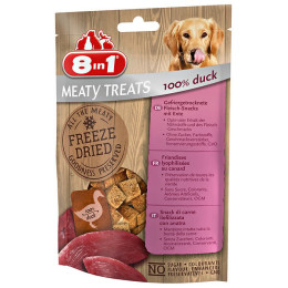 8in1 freeze dried canard 50g pour chien