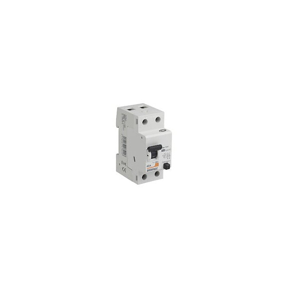 Interrupteur differentiel 2p 30ma 40a 2 modules type ac