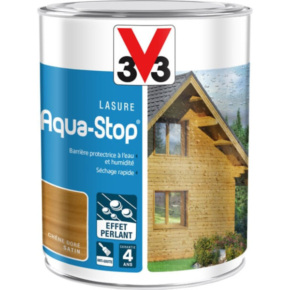 Lasure aqua-stop chêne dore 1 L