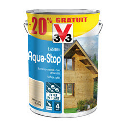 Lasure aqua-stop incolore 5L+20%