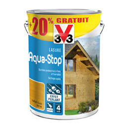 Lasure aqua-stop chêne clair 5L+20%