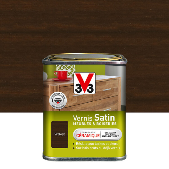 Vernis Meubles et Boiseries Satin Wenge Pot 0.25l