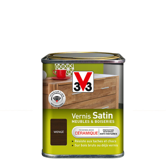 Vernis Meubles et Boiseries Satin Wenge Pot 0.25l