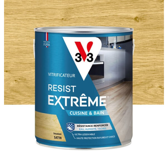 Vitrificateur pour parquet et plancher incolore satin - 2.5L