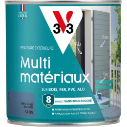 Peinture multi-materiaux DP Satin Bleu orage Pot 0.5l