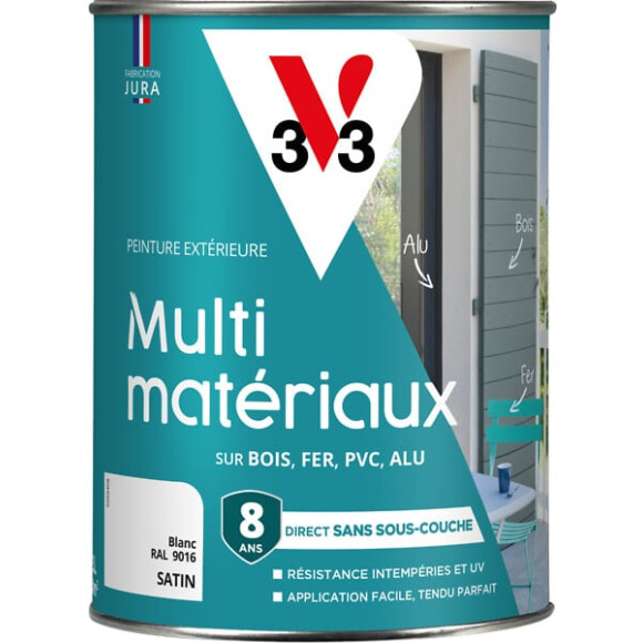 Peinture multi-materiaux DP - Blanc - Satin - 15L