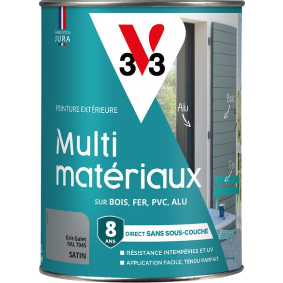 Peinture multi-materiaux DP - Gris galet - Satin - 15L